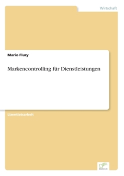 Paperback Markencontrolling für Dienstleistungen [German] Book
