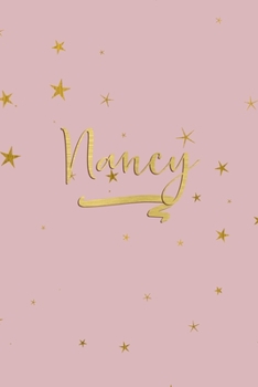 Paperback Nancy: Personalized Journal to Write In - Rose Gold Line Journal Book
