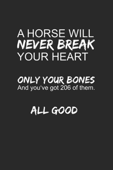 Funny Horse Notebook - Owner Journal Planner: Horseback Rider Organizer For Men Women Kids