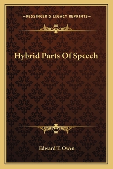 Hybrid Parts Of Speech