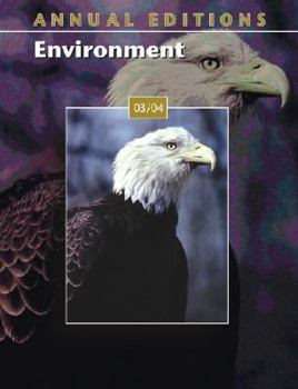 Paperback Annual Editions: Environment 03/04 Book