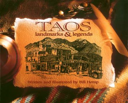 Paperback Taos: Landmarks and Legends Book