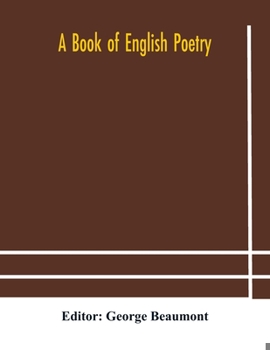 Paperback A Book of English Poetry Book