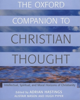 Hardcover The Oxford Companion to Christian Thought Book