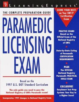 Paperback Paramedic Licensing Exam Book