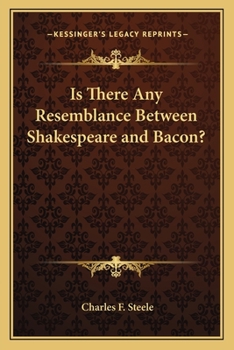 Paperback Is There Any Resemblance Between Shakespeare and Bacon? Book
