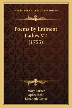 Paperback Poems By Eminent Ladies V2 (1755) Book