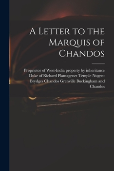 Paperback A Letter to the Marquis of Chandos Book