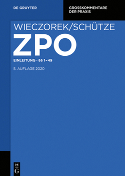 Hardcover Einleitung; §§ 1-49 [German] Book