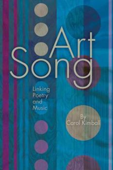 Paperback Art Song: Linking Poetry and Music Book