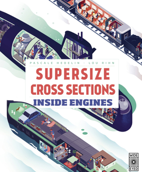 Hardcover Supersize Cross Sections: Inside Engines Book