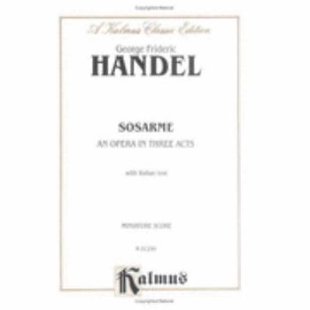 Paperback Sosarme (1732): Miniature Score Book