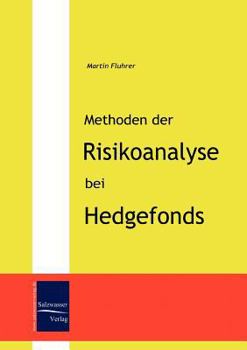 Paperback Methoden der Risikoanalyse bei Hedgefonds [German] Book