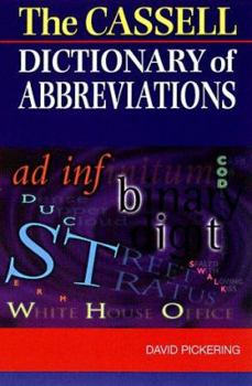 Paperback The Cassell Dictionary of Abbreviations Book