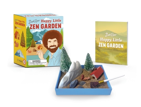 Paperback Bob Ross Happy Little Zen Garden Book