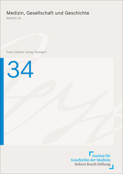 Paperback Medizin, Gesellschaft Und Geschichte 34 (2016) [German] Book