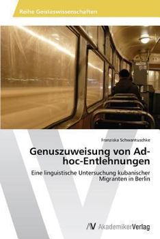 Paperback Genuszuweisung von Ad-hoc-Entlehnungen [German] Book