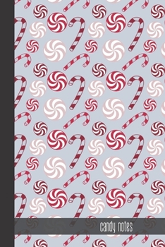 Paperback candy notes: small lined Christmas Pattern Notebook / Travel Journal to write in (6'' x 9'') 120 pages Book