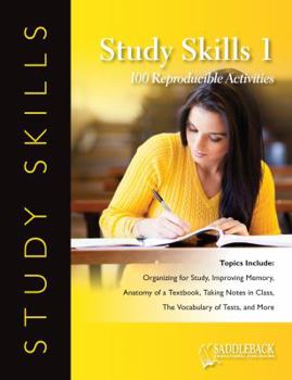 Paperback Study Skills 1 Reproducible Book W/ CD-ROM Book