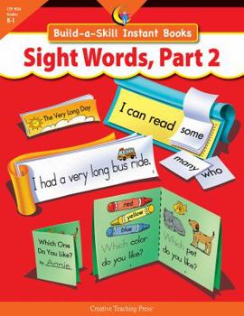 Paperback SIGHT WORDS PART 2, BUILD-A-SKILL INSTANT BOOKS Book