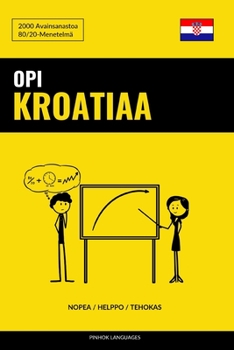 Paperback Opi Kroatiaa - Nopea / Helppo / Tehokas: 2000 Avainsanastoa [Finnish] Book
