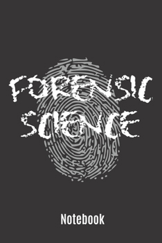 Paperback Forensic Science Notebook: Forensic Science Study Student Notebook Journal. Book