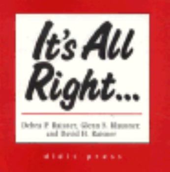 Paperback It's All Right-- Book