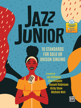 Paperback Jazz Junior: 10 Standards for Solo or Unison Singing, Book & Online Pdf/Audio Book