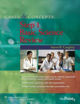 Paperback Cases & Concepts Step 1: Basic Science Review Book