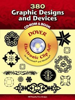 Paperback 380 Graphic Designs and Devices [With CDROM] Book