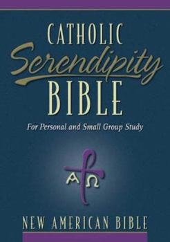 Hardcover Catholic Serendiptiy Bible for Personal and Small Group Study [NAB - New American Bible] Book