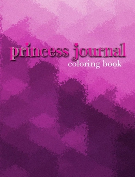 Hardcover princess Pink Journal blank coloring book $ir Michael designer edition: princess Pink Journal blank coloring book