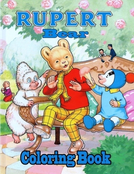 Paperback Rupert Bear Coloring book