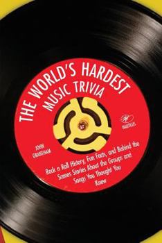 Paperback The World's Hardest Music Trivia: Rock 'n' Roll History, Fun Facts, and Behind the Scenes Stories about the Groups and Songs You Thought You Knew Book