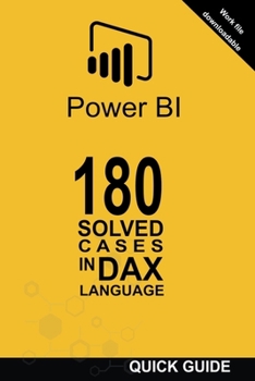 Paperback 180 Solved Cases in DAX Language Book