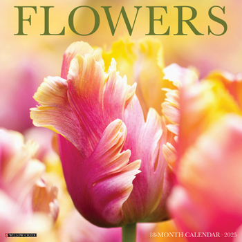 Calendar Flowers 2025 12 X 12 Wall Calendar Book