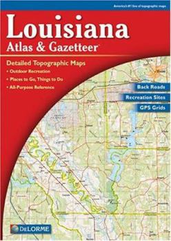 Paperback Louisiana Atlas & Gazetteer Book