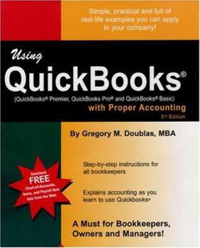 Paperback Using QuickBooks with Proper Accounting Book