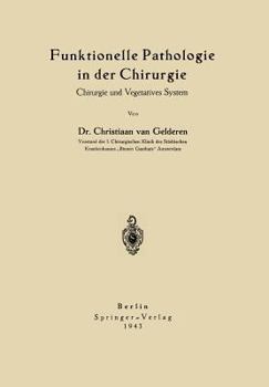 Funktionelle Pathologie in Der Chirurgie: Chirurgie Und Vegetatives System