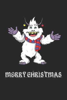 Merry Christmas: Graph Paper Christmas Yeti Composition Notebook to Take Notes at Work. Grid, Squared, Quad Ruled. Bullet Point Diary, To-Do-List or Journal For Men and Women.