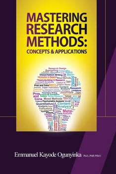 Paperback Mastering Research Methods: Concepts & Applications Book