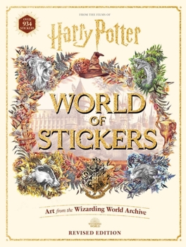 Hardcover Harry Potter World of Stickers Book