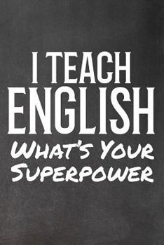Paperback I Teach English: What's Your Superpower? Book