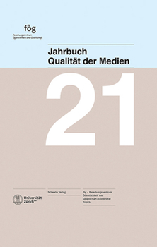 Hardcover Jahrbuch Qualitat Der Medien 2021 [German] Book