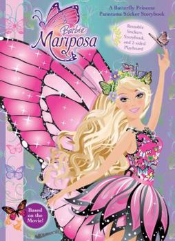 Paperback A Butterfly Fairy Panorama Sticker Storybook [With Stickers] Book