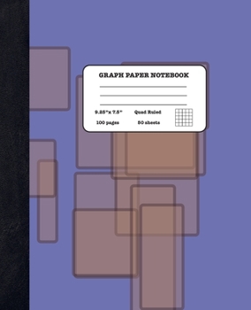 Graph Paper Notebook Quad Ruled 5x5: Chemistry and Geography - Composition Notebook for Girls Boys Students - cute velvet brown Notebook for College