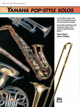 Paperback Yamaha Pop-Style Solos: Tenor Sax (Yamaha Band Method) Book