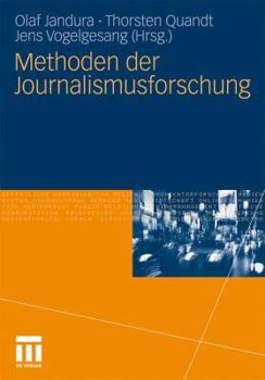 Paperback Methoden Der Journalismusforschung [German] Book