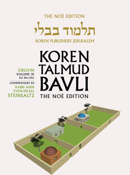 Paperback Koren Talmud Bavli V3e: Eiruvin, Daf 89a-105a, Noe Color Pb, H/E Book