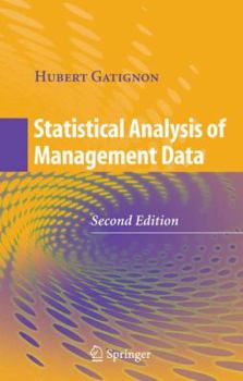 Hardcover Statistical Analysis of Management Data Book